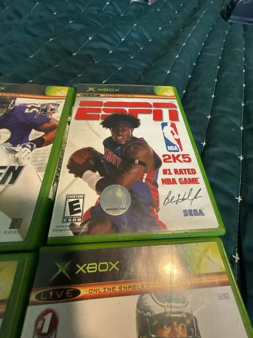 Lot of 5 Xbox Games.. Madden 05 and 06, NBA 2K5, FIFA 06, and World Cup 2006